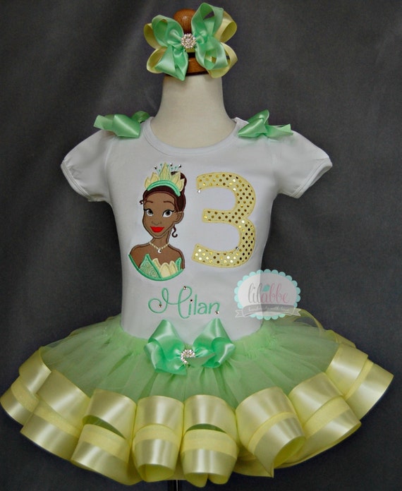 princess and the frog tutu set