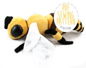 Bee Stuffed Animal Sewing Pattern DIY Sewing Tutorial