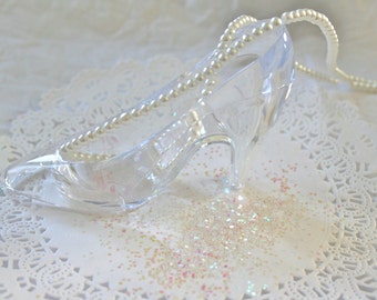 100 Glass Slipper, Faux Glass, Princess Party Cinderella