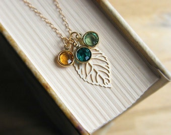 Personalized Necklace, Birthstone Necklace For Mom, Mommy Necklace, Birthday Gift For Mother, Personalized Mother Jewelry, Family Necklace