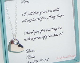 Bridal Shower Gift From Mother To Daughter. Mother Daughter Necklace ...