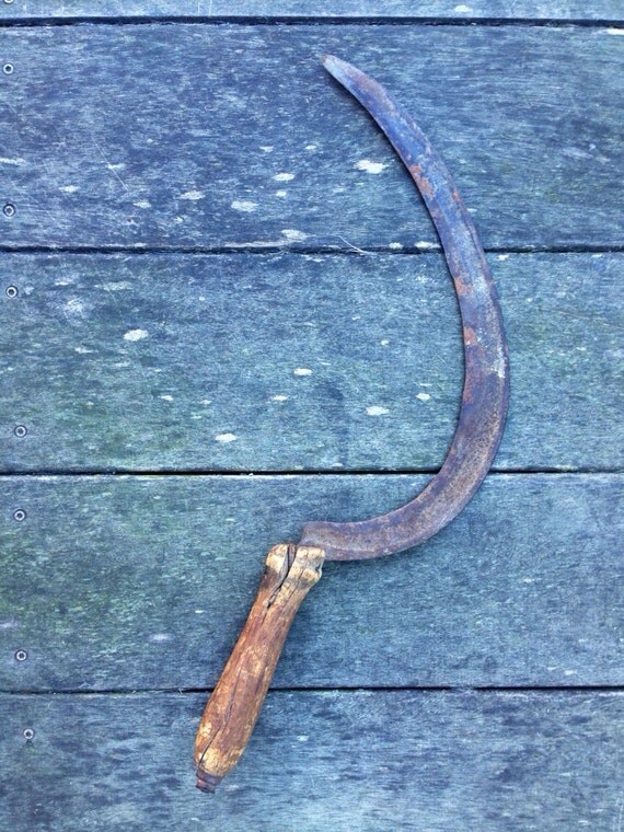 antique hand sickle