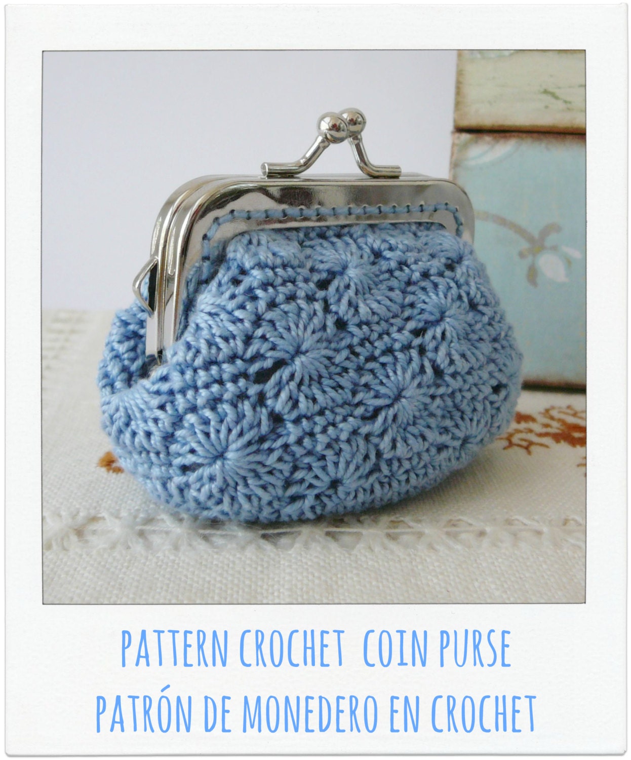 PATTERN Crochet Coin Purse Model nº 18