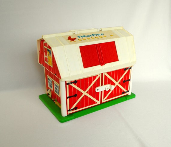 Fisher Price Little People Farm Barn No. 2501 Red Barn 1986