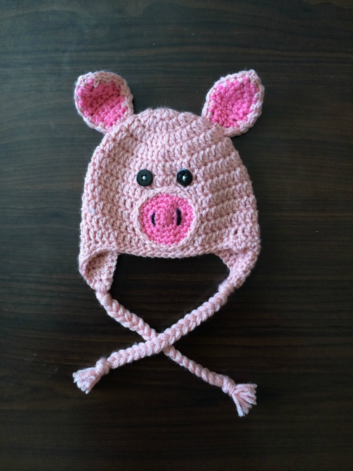 Crochet Pig Hat