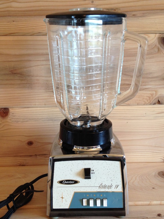 Vintage Osterizer Galaxie IV Blender Model 477 4 speed Chrome