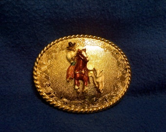 A Raintree Cowboy Belt Buckle