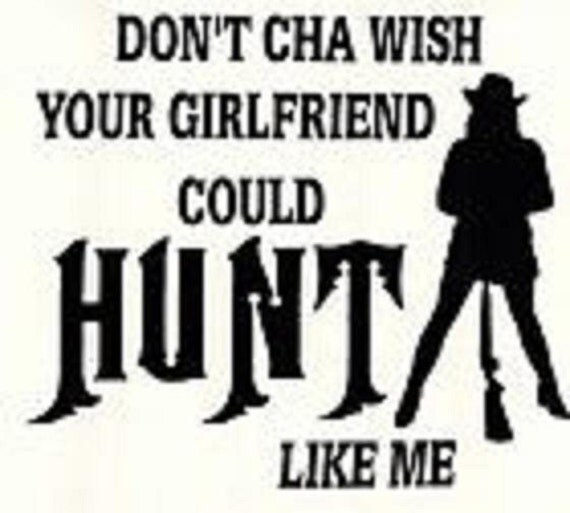 Items similar to Girl Hunting Decals on Etsy