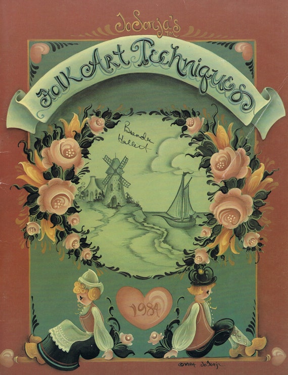 Folk Art Techniques By Jo Sonja Decorative by BusyBeaverBoutique