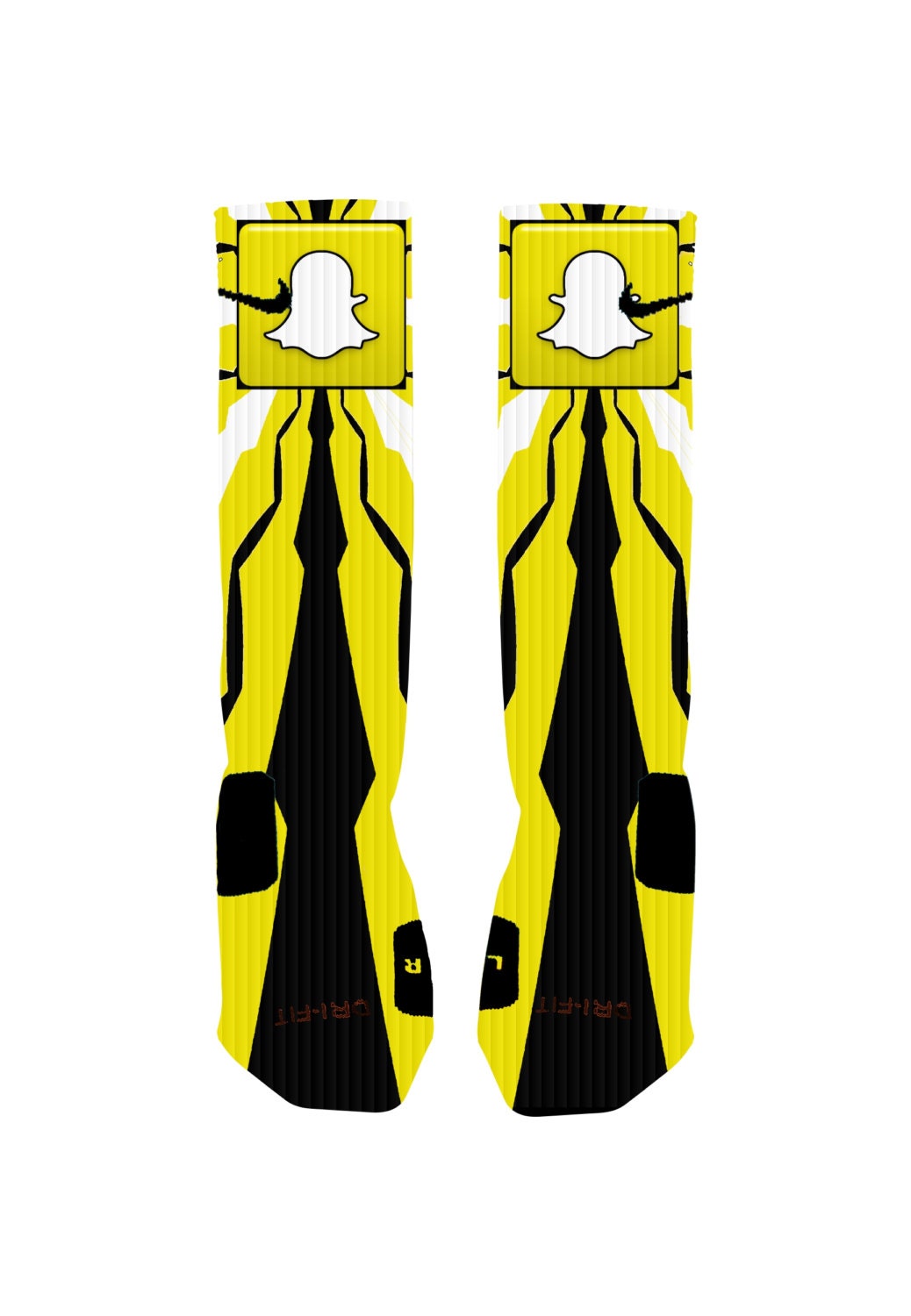 Custom Snapchat Socks Custom Nike Elite Socks Snap Chat Socks