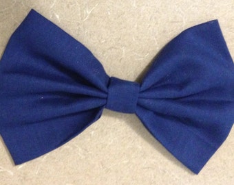 Popular items for navy blue hair bow on Etsy