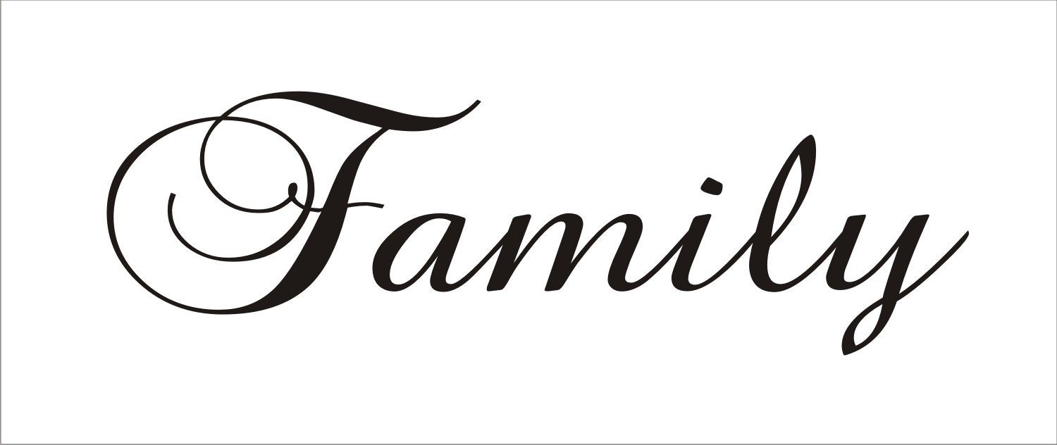 FAMILY Sign STENCILS 5 Sizes Available Create by SuperiorStencils