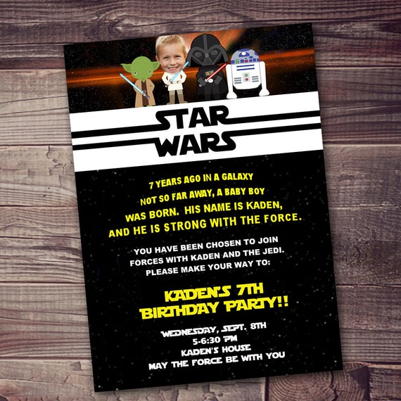 Star Wars Invitations 8