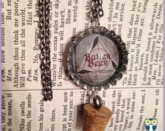 Cork a make Ship) luna how necklace (Ready Neckla  to lovegood ce Potter  Butterbeer to Harry butterbeer