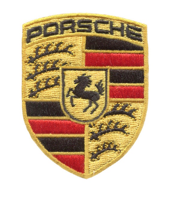 Porsche Logo Patch 2.5in x 2in Carrera GT 911 928 by smARTpatches