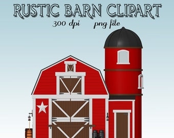 Farm clipart | Etsy