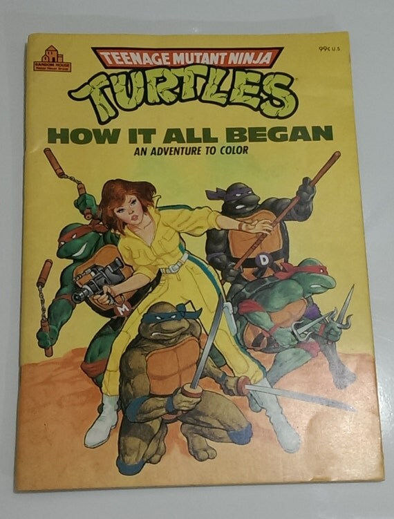 Products - Teenage Mutant Ninja Turtles Vintage Coloring Books
