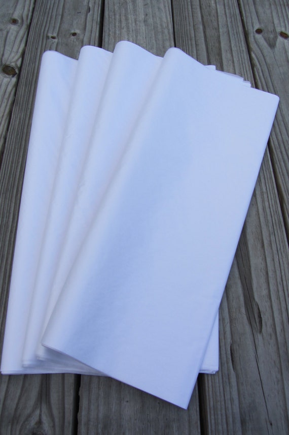 Tissue Paper / 48 Sheets White Tissue Paper 20x30