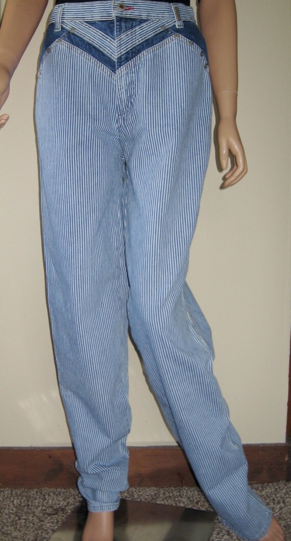 pin striped jeans