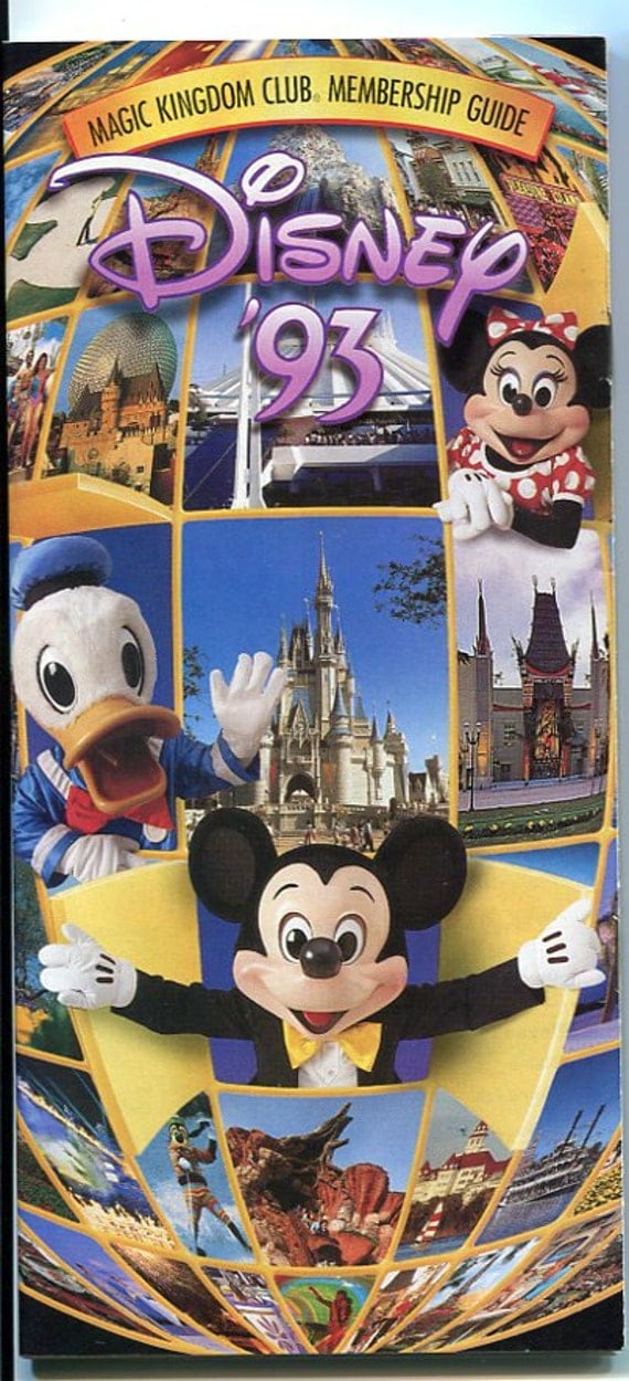 Items similar to 1993 Walt Disney World Magic Kingdom Club Membership ...