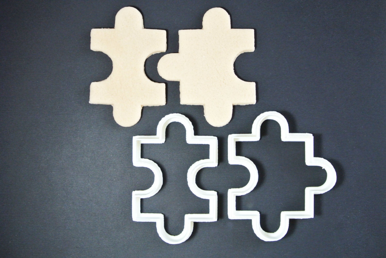 Puzzle Cookie Cutter Set of 2