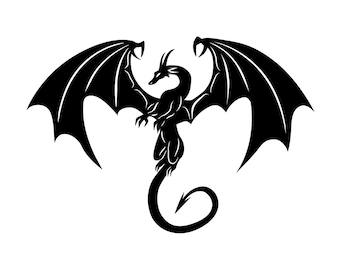 Popular items for dragon vinyl decal on Etsy