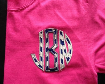 circle monogram shirt