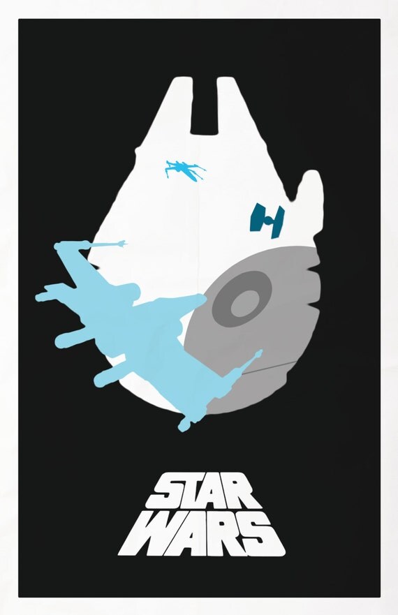 Items similar to Star Wars Minimalist Poster on Etsy