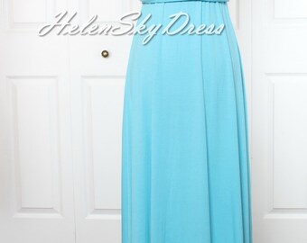 Blue Bridesmaid Dress Infinity Dress Blue long Wrap Convertible Dress