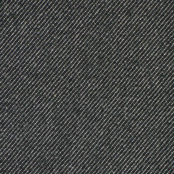 One YARD Bull Denim Fabric Light Black Very Stiff Very