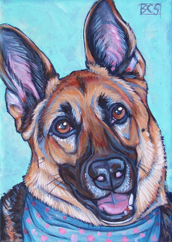 5 x 7 Custom Pet Portrait Painting in Acrylic