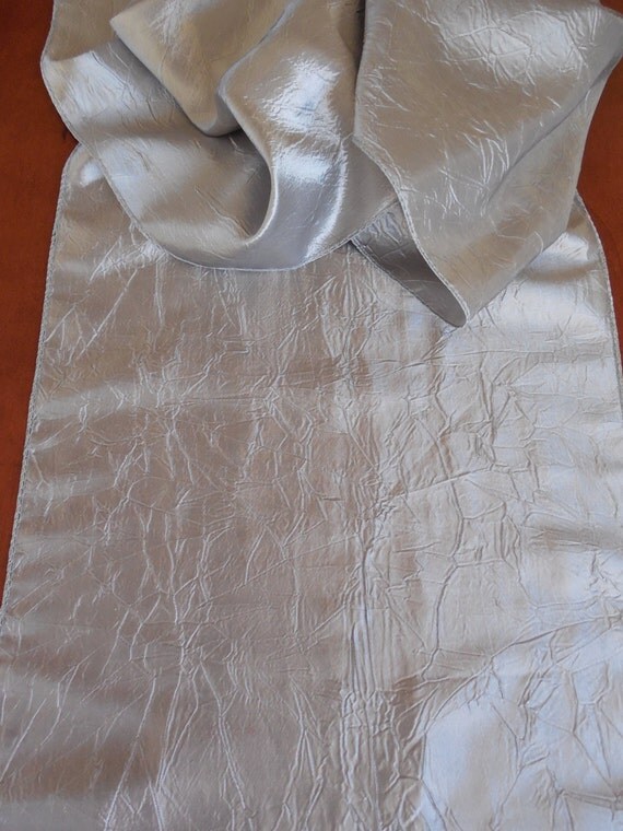 Silver table runner wedding table runner by YourWeddingSupply