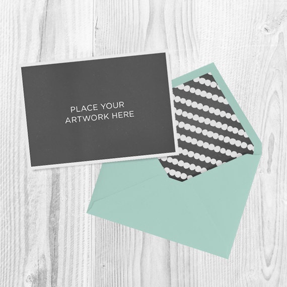 Download Items similar to Mockup · A7 Greeting Card and envelope 7x5 on Etsy