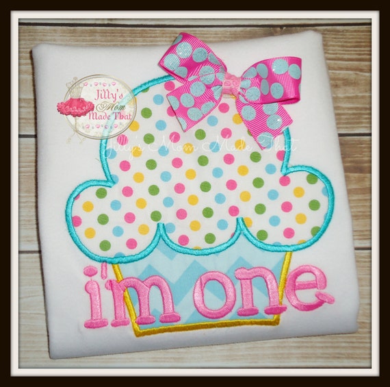 Sprinkle Sweetness Cupcake Birthday Shirt 1st by JillysMomMadeThat