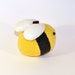 plush bee keychain