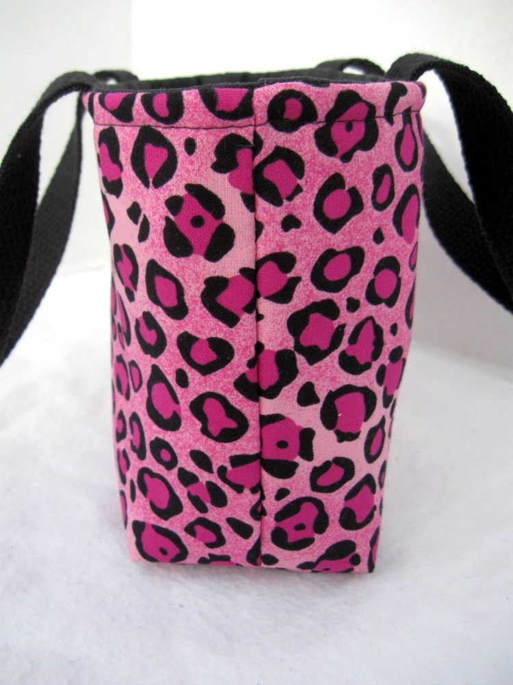 pink cheetah purse