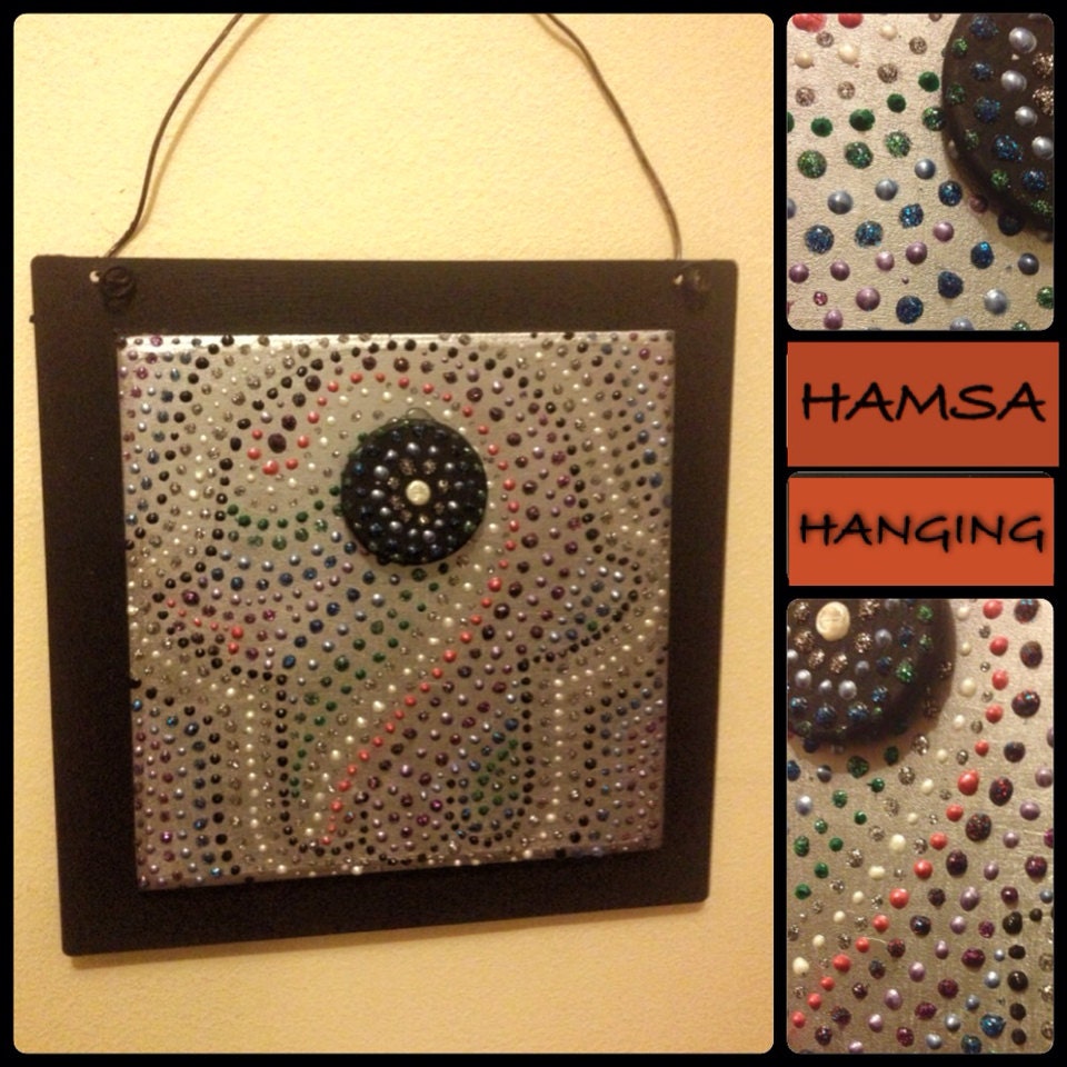 Hand Made Layered HAMSA Wall Hanging by PoZiDesigns on Etsy