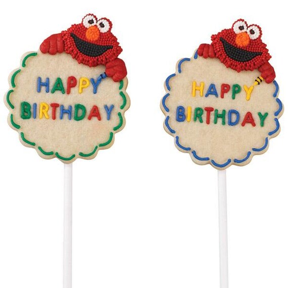 Elmo Icing Decorations Elmo Sesame Street Birthday Edible