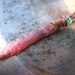 Hand forged Copper Dagger men's necklace tribal spear unisex strenght courage primitive natural apatite ancient metal art fang claw by Aviad