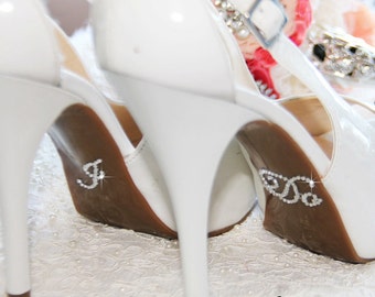 I DO stickers for bridal shoes, I Do wedding shoe stickers