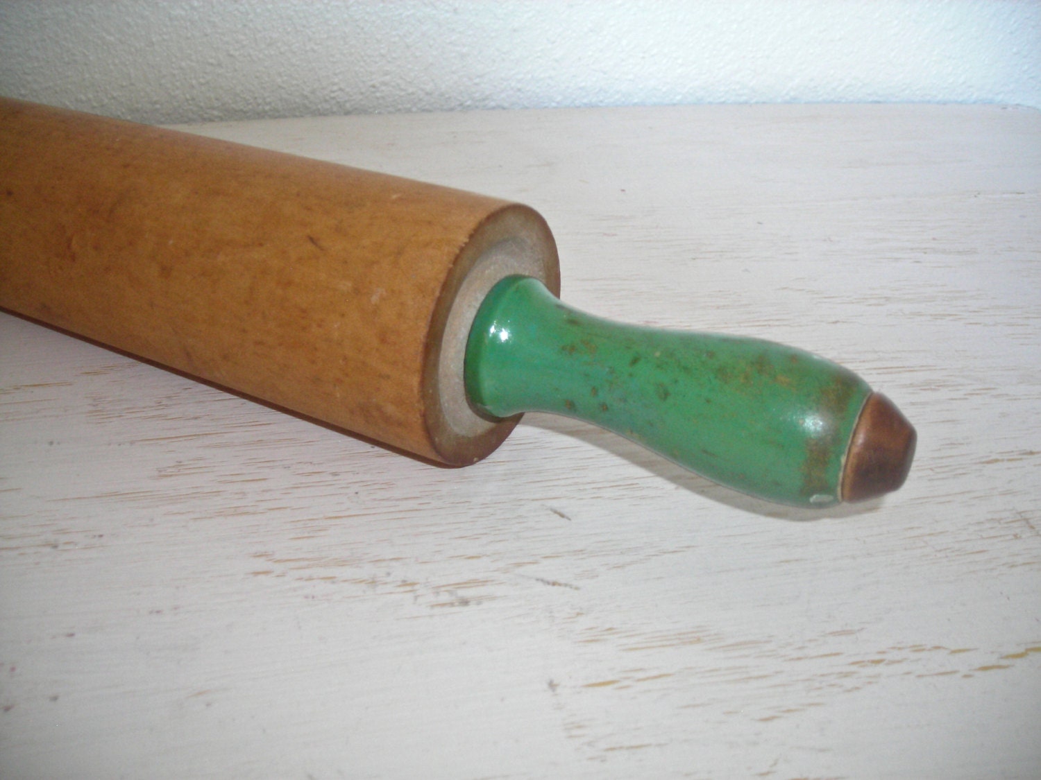 green handled wooden rolling pin munising wood products