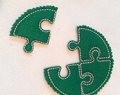 Christmas in July Sale Felt circle puzzle game Perfect for very young chlidren busy bags or quiet books Il_170x135