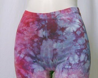 Monet Leggings in Scarlet, Amethyst, and Bright Sky Blue (extra large)
