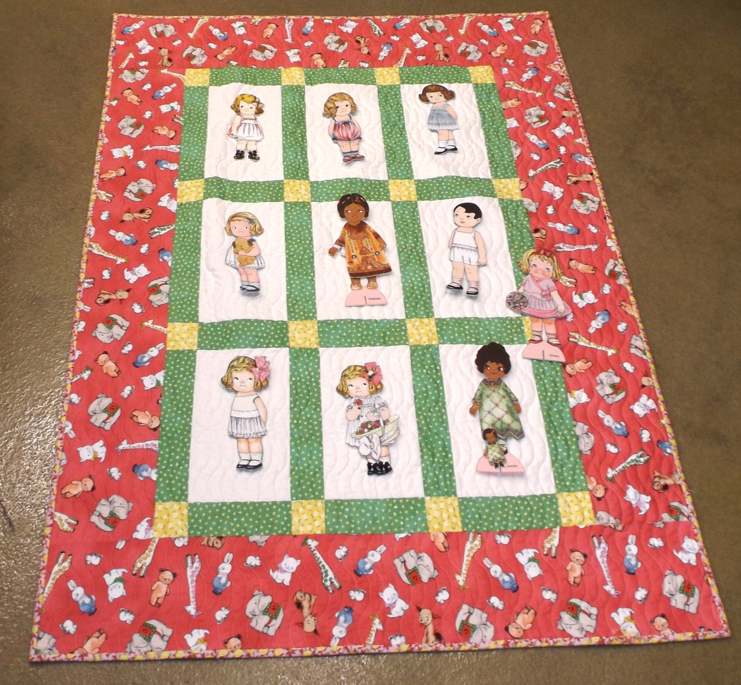 Fons and Porter Paper Doll Quilt KIT FREE Pattern EASY