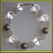 Lucite COOLER--Metal/Lucite Big Round Bead Choker Necklace,Vintage Jewelry,Women