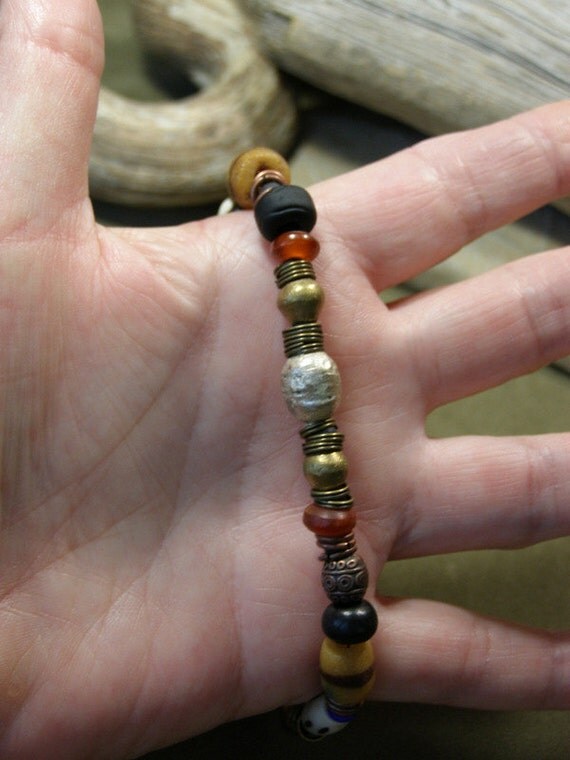 Mens Beaded Bracelet African Tribal Bracelet Mans Native