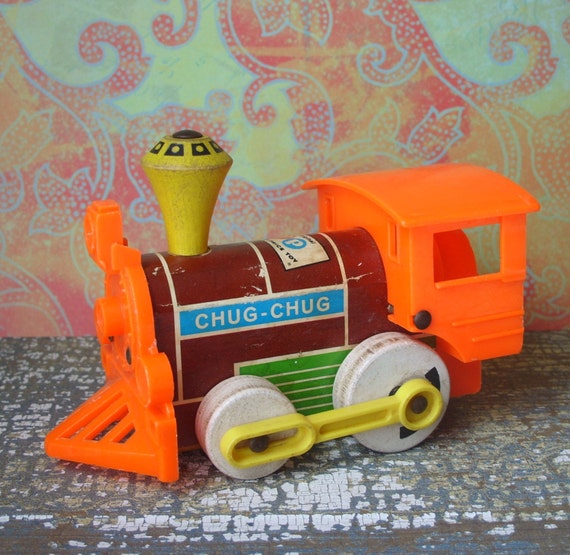 Vintage Fisher Price Chug Chug Toy Train