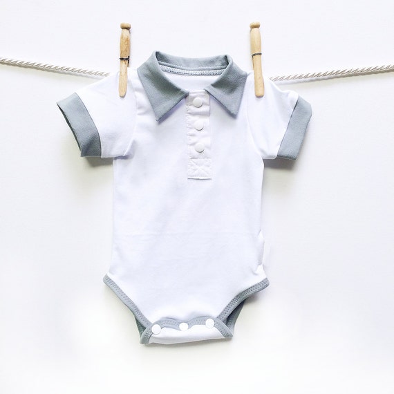 baby golf polo onesie