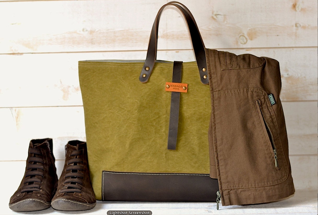 luxury canvas tote bags