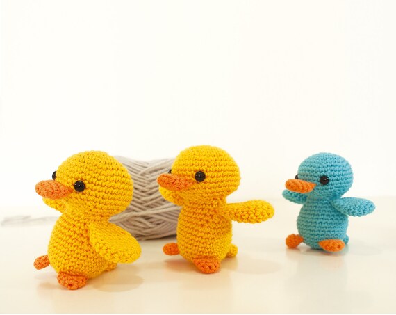 Patron ganchillo patito EN INGLeS tutorial amigurumi PDF